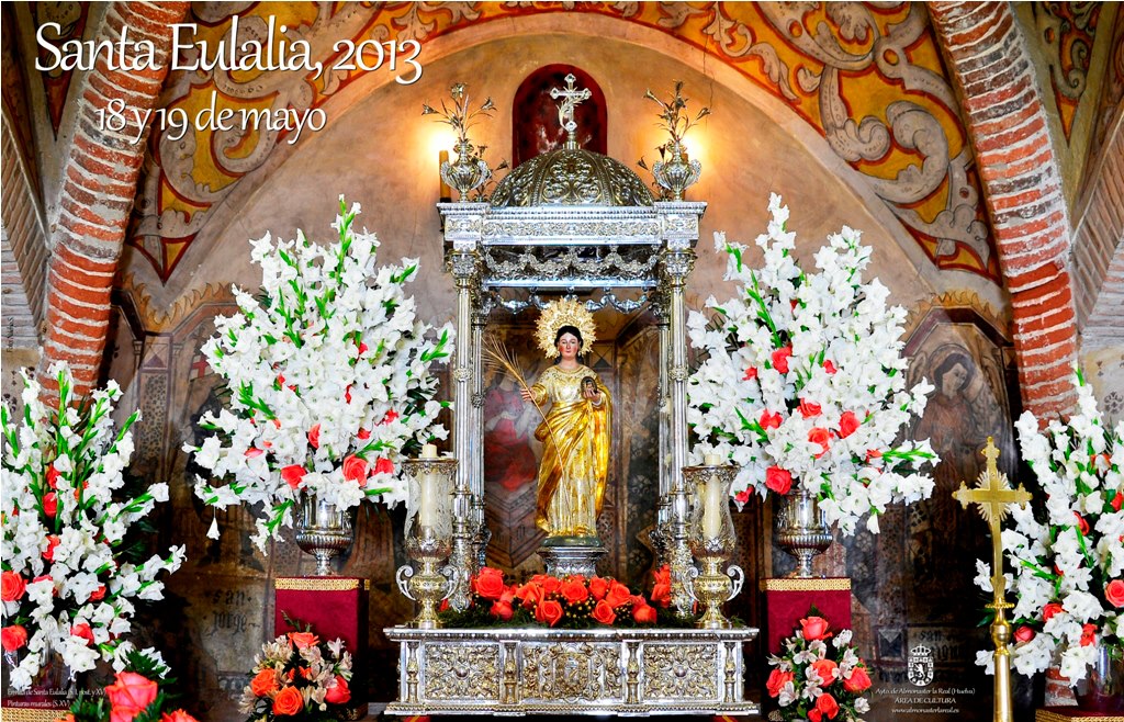 Romería en honor a Santa Eulalia Mártir 2013 Almonaster la Real